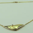Laden Sie das Bild in den Galerie-Viewer, Vintage Damen Collier mit Zirkonia 333er 8 Karat Gold