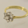 Laden Sie das Bild in den Galerie-Viewer, Vintage Damen-Ring mit Diamanten 0.40ct 585er 14 Karat Gold - 50 15,9 mm Ø *