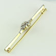 Laden Sie das Bild in den Galerie-Viewer, Antike Anstecknadel - mit „ Diamanten“ca 0.35 ct. / 585er - 14 Karat Gelbgold