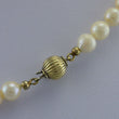 Laden Sie das Bild in den Galerie-Viewer, Vintage Perlenkette - mit 925er Silber Verschluss vergoldet / ca. 42 cm 6,6 mm