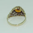 Laden Sie das Bild in den Galerie-Viewer, Vintage Damenring 333er 8 Karat Gold mit Citrin - 57 18,1 mm Ø *