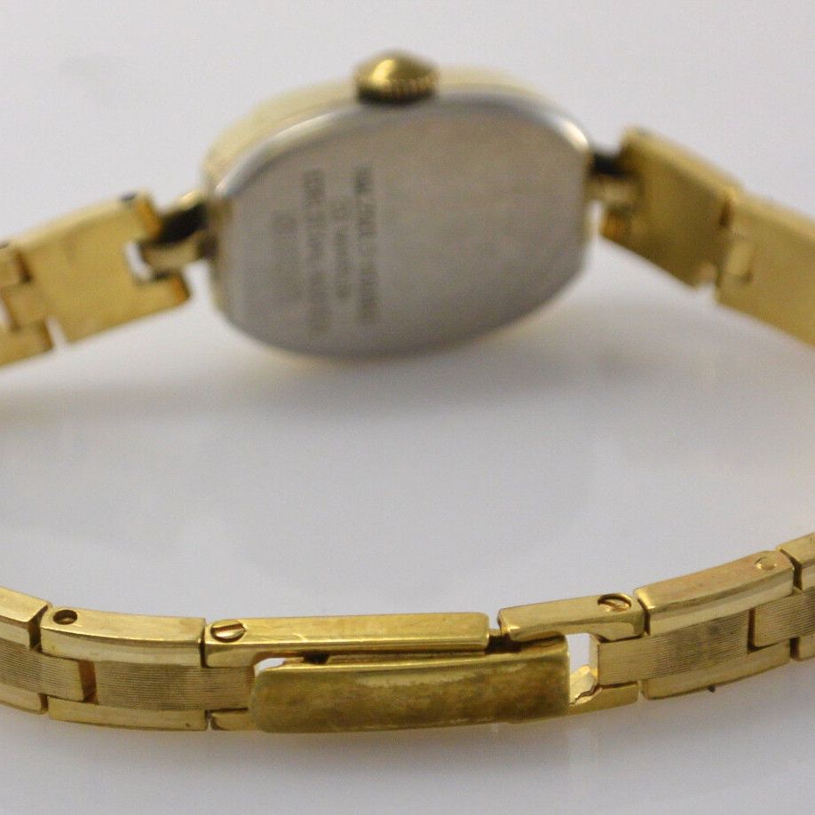 Mikron Boden Edelstahl Walzgold Double 20 Mikron Uhr Elegante GUB