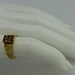 Laden Sie das Bild in den Galerie-Viewer, Damenring mit Böhmischen Granat / 333er Gelbgold 8 Karat 57 18,1 mm Ø *
