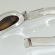 Laden Sie das Bild in den Galerie-Viewer, S.Paul Vintage Damen Armreif Tigerauge 925er Silber