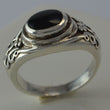 Laden Sie das Bild in den Galerie-Viewer, Unisex Ring Onyx / 925 Silber