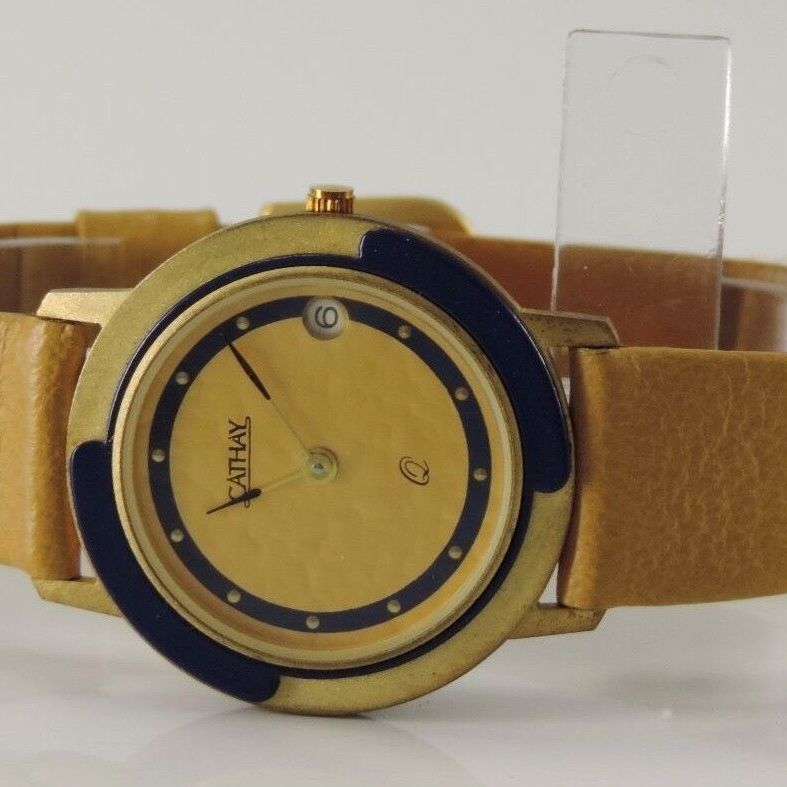 Cathay Uhr Gold Damen Sold At Auction: Damen-Armbanduhr, Cathay