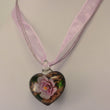Laden Sie das Bild in den Galerie-Viewer, Damen Trachten-Collier mit Herz Glas