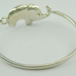 Laden Sie das Bild in den Galerie-Viewer, Damen Armreif mit Elefant 925er Silber 18 cm Ø