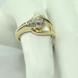 Laden Sie das Bild in den Galerie-Viewer, Vintage Damen Ring 585er Gold mit Diamanten ca. 0.15 ct - 52 16,5 mm Ø