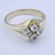 Laden Sie das Bild in den Galerie-Viewer, Vintage Damenring mit Zirkonia 333er 8 Karat Gelbgold- 56 17,8 mm Ø *