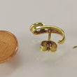 Laden Sie das Bild in den Galerie-Viewer, Vintage Ohrstecker mit Zirkonia 0.25 ct 750er 18 Karat Gelbgold