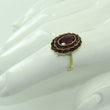 Laden Sie das Bild in den Galerie-Viewer, Vintage Damenring mit Granat / 333er 8 K Gold - 59 18,8 mm Ø *