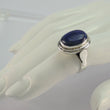 Laden Sie das Bild in den Galerie-Viewer, Vintage Ring mit Lapis Lazuli 925er Silber - Grösse 55 17,5 mm Ø