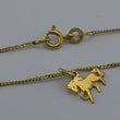Laden Sie das Bild in den Galerie-Viewer, Vintage Kette & Anhänger /Gelbgold 333er - 8 Karat / ca. 38 cm