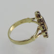 Laden Sie das Bild in den Galerie-Viewer, Vintage Damenring mit Granat 333er 8 Karat Gelbgold / 17,2 mm Ø*