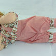 Laden Sie das Bild in den Galerie-Viewer, Baby Puppe mit rosa Anzug / Porzellankopf & Stoffkörper / ca.29 cm