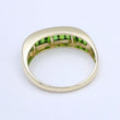 Laden Sie das Bild in den Galerie-Viewer, Vintage Damenring mit Turmalin / 585er-14 Karat Gelbgold - 50 15,9 mm Ø