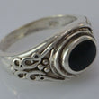 Laden Sie das Bild in den Galerie-Viewer, Unisex Ring Onyx / 925 Silber