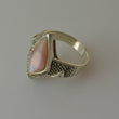Laden Sie das Bild in den Galerie-Viewer, Silberring mit Rosenquarz Damen / 925 Silber