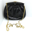 Laden Sie das Bild in den Galerie-Viewer, Vintage Bettl Moob Design Baby Krokodil Damen Handtasche Schwarz Made in Italy