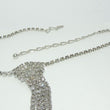 Laden Sie das Bild in den Galerie-Viewer, Modisches Damen Collier mit Strass in Krawattenoptik