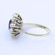 Laden Sie das Bild in den Galerie-Viewer, Vintage Damenring mit Perlen & Amethyst / 585er Gold 14 Karat - 56 17,8 mm Ø