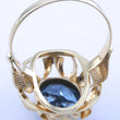 Laden Sie das Bild in den Galerie-Viewer, Vintage Damenring mit Topas / 585er - 14 Karat Gold/ Gr- 59 18,8 mm Ø *
