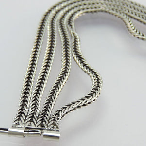 Vintage Damen Armkette Silber 835er