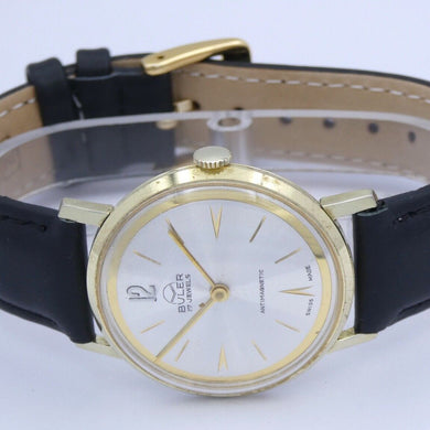 Vintage Buler De Luxe Herrenuhr / Handaufzug Ref-8216