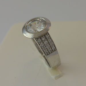 Damen Ring -mit Zirkonia 925er Silber
