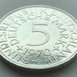 Laden Sie das Bild in den Galerie-Viewer, 5 Deutsche Mark Silberadler 1970 G
