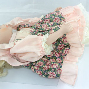 Vintage Babypuppe / Porzellankopf & Stoffkörper / ca. 42 cm