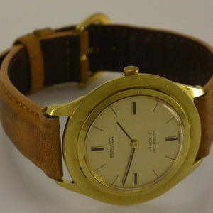PROVITA 17 Rubis Incabloc - Herrenuhr / Handaufzug / vergoldet
