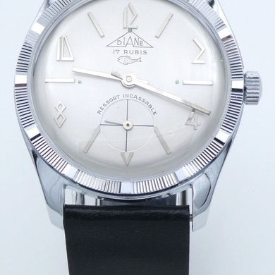 Vintage Diane 17 Rubis Ressort Incassable Herrenuhr Handaufzug