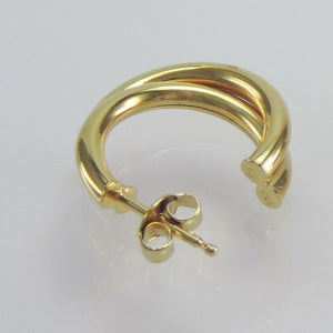 zeitlose Creolen / 333er - 8 Karat Gelbgold