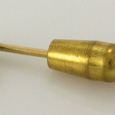 Vintage Anstecknadel mit Perle & Diamant 0.02 ct. / 585er 14 Karat Gold