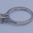 Laden Sie das Bild in den Galerie-Viewer, Damenring mit Brillanten 0.31 ct 585erer 14 Karat Gold - 53 16,8 mm Ø
