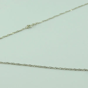 Damen Kette 925er Silber mit Zirkonia Anhänger