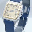 Laden Sie das Bild in den Galerie-Viewer, Cartier Panthera Quartz Herrenuhr Stahl &amp; Gold 18 Karat Ref. 187957-
