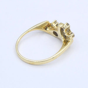 Damenring 585er 14 Karat mit Diamanten ca. 0.30 ct. / 54 17,2 mm Ø