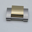 Laden Sie das Bild in den Galerie-Viewer, ROLEX GLIED VERLÄNGERUNGSGLIED EDELSTAHL &amp; 18 KARAT GOLD FÜR QYSTERARMBAND 12 mm
