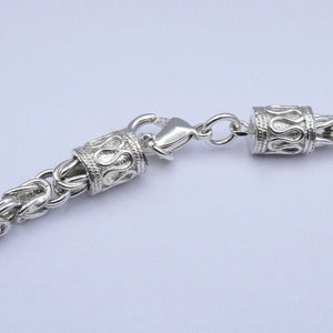 Unisex Königskette 925er Silber 50cm
