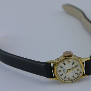 KOHA 17 Jewels Incabloc - Damenuhr / Handaufzug / Gehäuse - 585er 14 Karat Gold