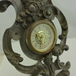 Laden Sie das Bild in den Galerie-Viewer, nostalgische Zinnuhr mit „Blumenmotiv“
