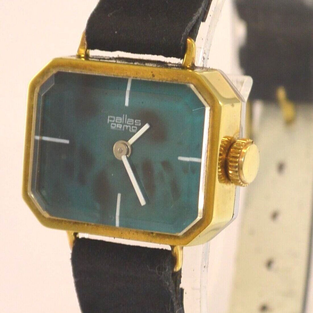 Kleinuhr Pallas Ormo Damenuhr Vintage Pallas Ormo Damenuhr Handaufzug-Vergoldet