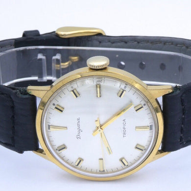 Vintage Dugena Tropica Herrenuhr / Handaufzug Ref-52418