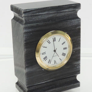Vintage Standuhr Marmor Tischuhr / Kaminuhr Quarz