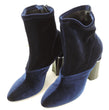 Laden Sie das Bild in den Galerie-Viewer, Vero Cuoio Stiefel Gr. 38,5 Blau Samt Damen Schuhe Boots
