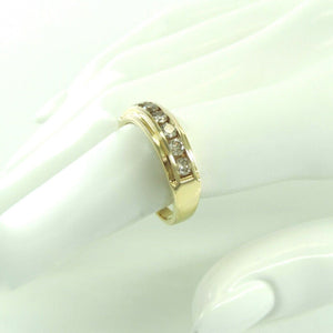 Vintage Damenring 585er 14 Karat Gold mit Diamanten ca. 0,70ct 63 20,0 mm Ø *