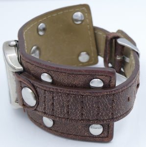 Damenuhr Kangaroos Echte Leder Armbanduhr Quarz